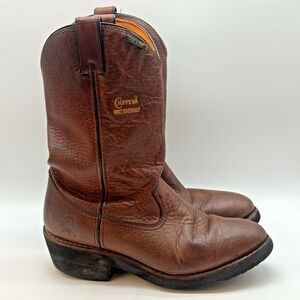 Chippewa Corbel Waterproof Leather Wellington Work Boots Men 9.5W Vibram Western